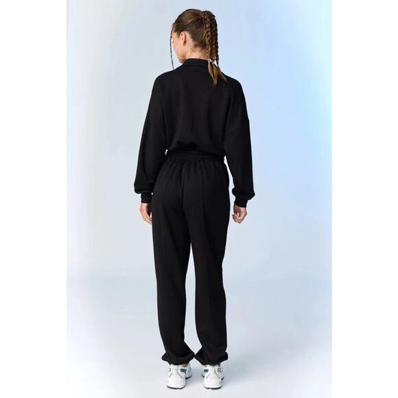 NWT Papermoon Women's Black Zoe Soft Knit Jumpsuit Size Large - Picture 2 of 12